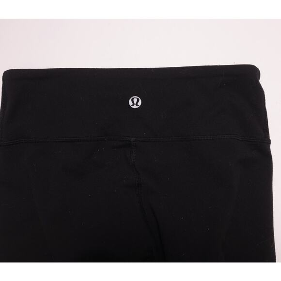 OLD Lululemon wunder under black full length low rise leggings luon 2 - Picture 6 of 6